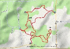 Hiking; Day Trips; Victor; Ganandogan map